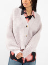 Waffle Cardigan Mauve by Lauren Manoogian | Couverture & The Garbstore
