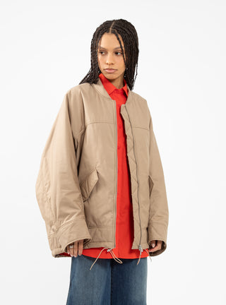 Jemi Oversized Bomber Jacket Sand by Christian Wijnants by Couverture & The Garbstore