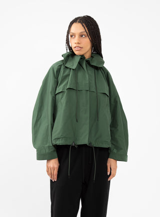Jonis Oversized Short Parka Dark Olive by Christian Wijnants by Couverture & The Garbstore