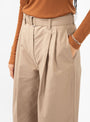 Pliza Wide Pleated Trousers Sand by Christian Wijnants | Couverture & The Garbstore