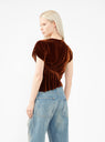 Rossia Top Brown by Baserange by Couverture & The Garbstore