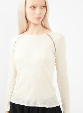 Gene Long Sleeve Top Natural by Baserange by Couverture & The Garbstore