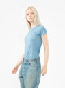 Bamboo T-shirt Blue by Baserange by Couverture & The Garbstore