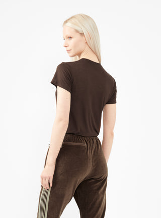 Bamboo T-shirt Brown by Baserange by Couverture & The Garbstore