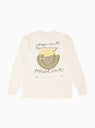 Circles Long Sleeve T-shirt Bone by Afield Out & Mount Sunny by Couverture & The Garbstore
