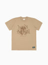 Hands T-shirt Sand by Afield Out & Mount Sunny by Couverture & The Garbstore