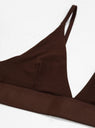 Triangle Bra Brown by Baserange by Couverture & The Garbstore