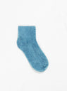 Buckle Ankle Socks Light Isatis Blue by Baserange by Couverture & The Garbstore