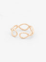 Open Braid Ring Gold by Helena Rohner by Couverture & The Garbstore