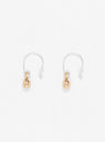 Tiny Drop Earrings Gold & Silver by Helena Rohner by Couverture & The Garbstore