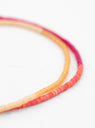 Short Miyuki Glass Bead Necklace Gold & Red by Helena Rohner | Couverture & The Garbstore