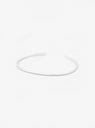 Open Flat Ends Bracelet Silver by Helena Rohner | Couverture & The Garbstore