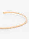 Open Flat Ends Bracelet Gold by Helena Rohner | Couverture & The Garbstore