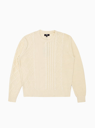 Patchwork Sweater Natural by Stüssy | Couverture & The Garbstore