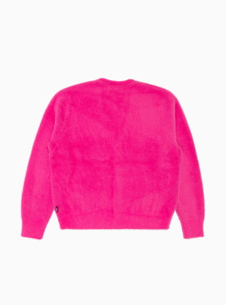 Shaggy Cardigan Fuchsia by Stüssy by Couverture & The Garbstore
