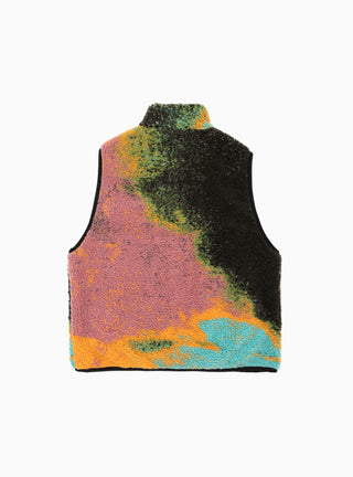 Jacquard Dye Sherpa Vest Berry by Stüssy | Couverture & The Garbstore