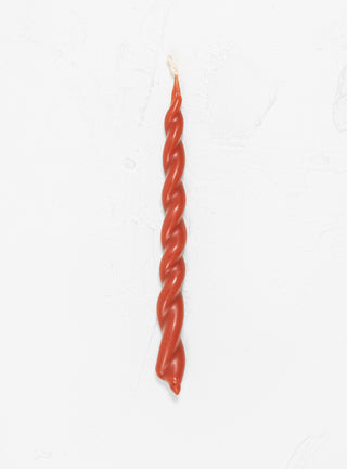 Twisted Candle Turkish Red by Wax Atelier | Couverture & The Garbstore