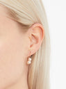 3 Pearls Hoop Earrings by Saskia Diez | Couverture & The Garbstore