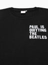 Embroidered Paul T-shirt Black by Garbstore by Couverture & The Garbstore