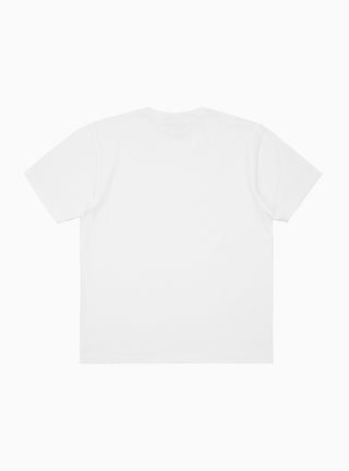 Embroidered Paul T-shirt White by Garbstore by Couverture & The Garbstore