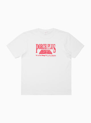 Porch T-shirt White by Garbstore by Couverture & The Garbstore