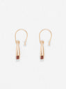 Small Stone Earrings Gold by Helena Rohner | Couverture & The Garbstore