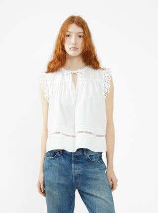 Asha Top Optic White by Skall Studio | Couverture & The Garbstore