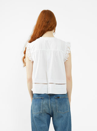 Asha Top Optic White by Skall Studio | Couverture & The Garbstore