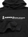 Transport Multi Logo Hoodie Faded Black by Arnold Park Studios by Couverture & The Garbstore