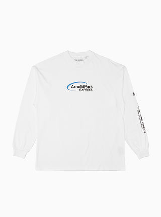 Express Long Sleeve T-shirt White by Arnold Park Studios by Couverture & The Garbstore