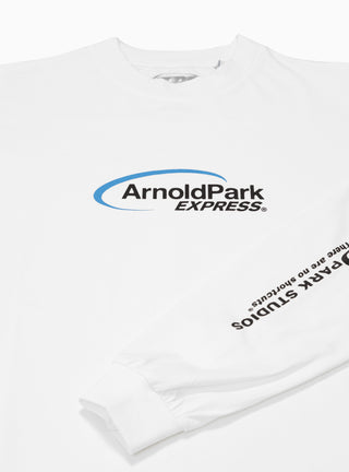 Express Long Sleeve T-shirt White by Arnold Park Studios by Couverture & The Garbstore