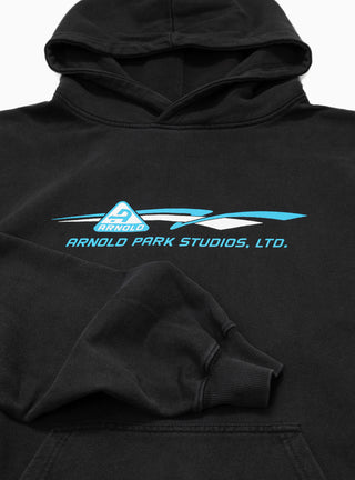 Truck Line Hoodie Faded Black by Arnold Park Studios by Couverture & The Garbstore