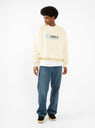 Logistics Sweatshirt Cream by Arnold Park Studios by Couverture & The Garbstore
