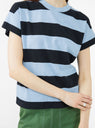 Vogue T-Shirt Blue & Navy Stripe