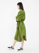 Ysis Dress Green by Bellerose | Couverture & The Garbstore