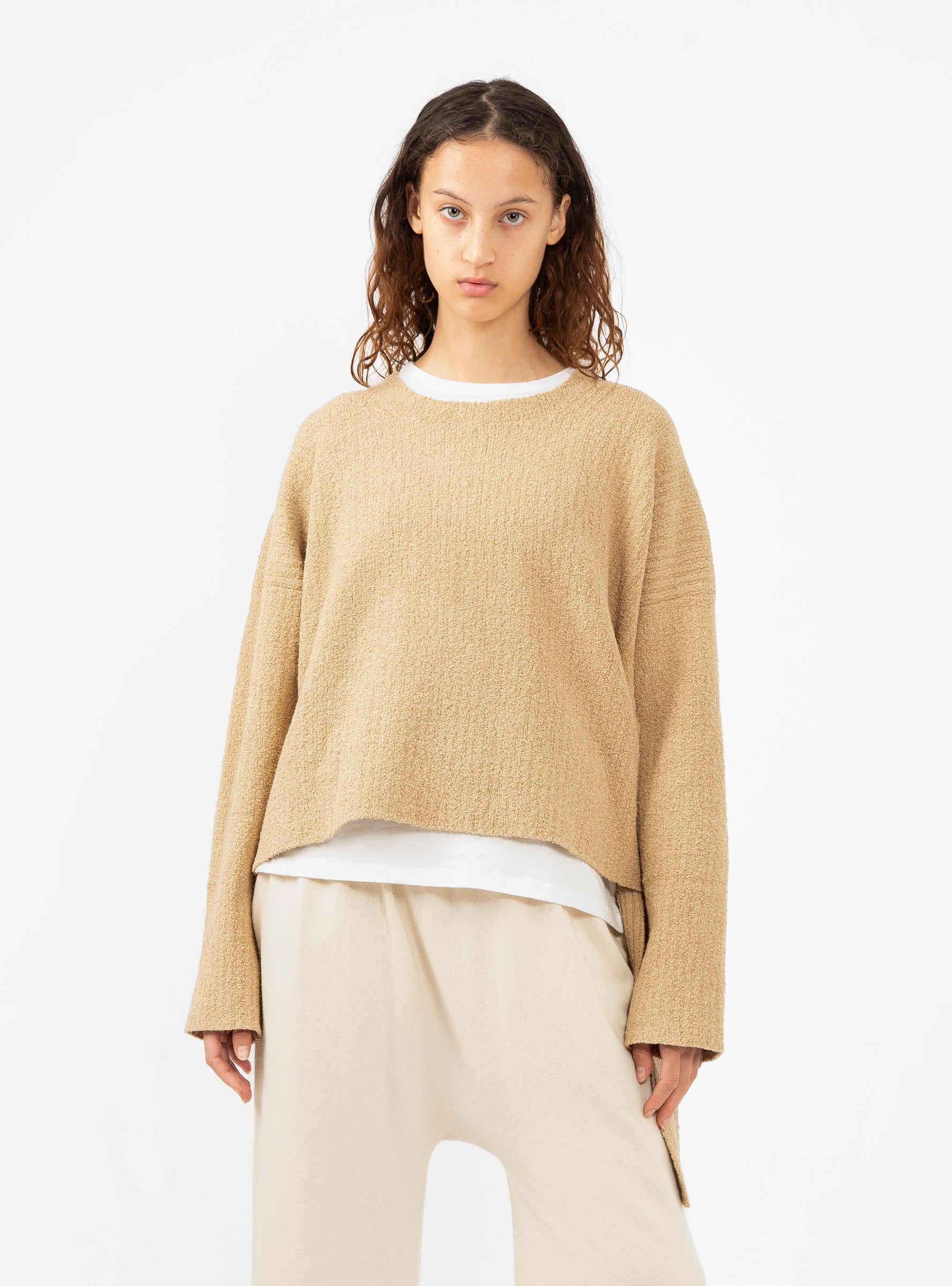 Rib Sash Sweater Sand by Lauren Manoogian | Couverture u0026 The Garbstore