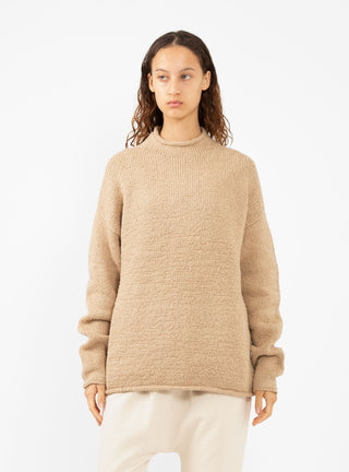 Raw Rollneck Sweater Taupe by Lauren Manoogian | Couverture & The Garbstore