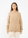 Raw Rollneck Sweater Taupe by Lauren Manoogian | Couverture & The Garbstore