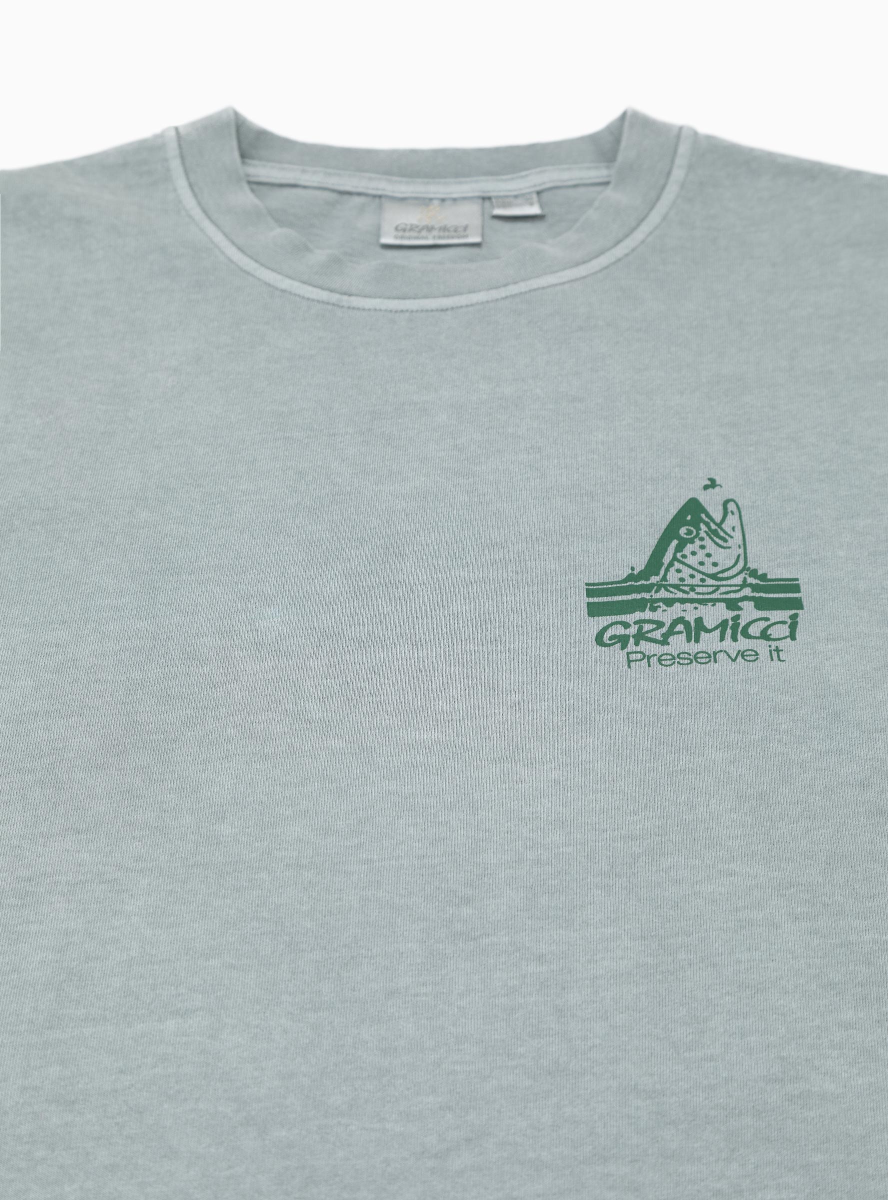 Trout Pigment Dye T-shirt Smoky Slate by Gramicci | Couverture & The ...