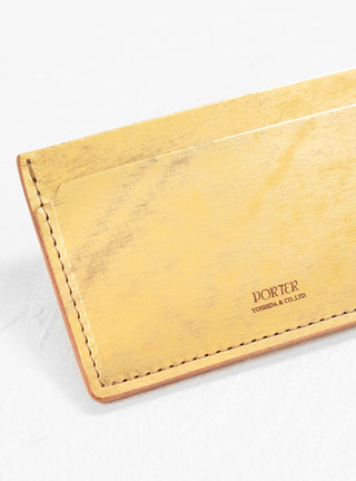 Foil Card Holder Gold by Porter Yoshida & Co. by Couverture & The Garbstore