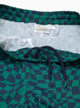Drift Swim Shorts Green & Blue Check by Gramicci | Couverture & The Garbstore