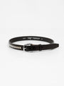 Clincher Belt Black & Silver by Tory Leather | Couverture & The Garbstore