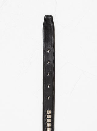 Clincher Belt Black & Silver by Tory Leather | Couverture & The Garbstore