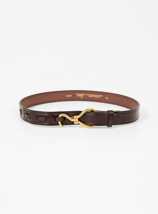 Hoof Pick Belt Havana Brown & Brass by Tory Leather | Couverture & The Garbstore