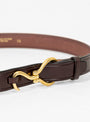 Hoof Pick Belt Havana Brown & Brass by Tory Leather | Couverture & The Garbstore