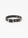 Clincher Dog Collar Black & Silver by Tory Leather | Couverture & The Garbstore