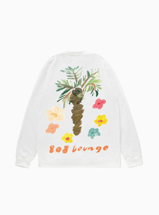 808 Lounge LS T-shirt White by Reception by Couverture & The Garbstore