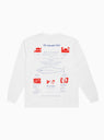 Salvador Deli LS T-shirt White by Reception by Couverture & The Garbstore