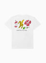Painted Flowers T-shirt White by Reception by Couverture & The Garbstore