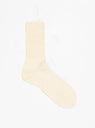 Organic Daily 3 Pack Ribbed Socks Ecru by ROTOTO | Couverture & The Garbstore